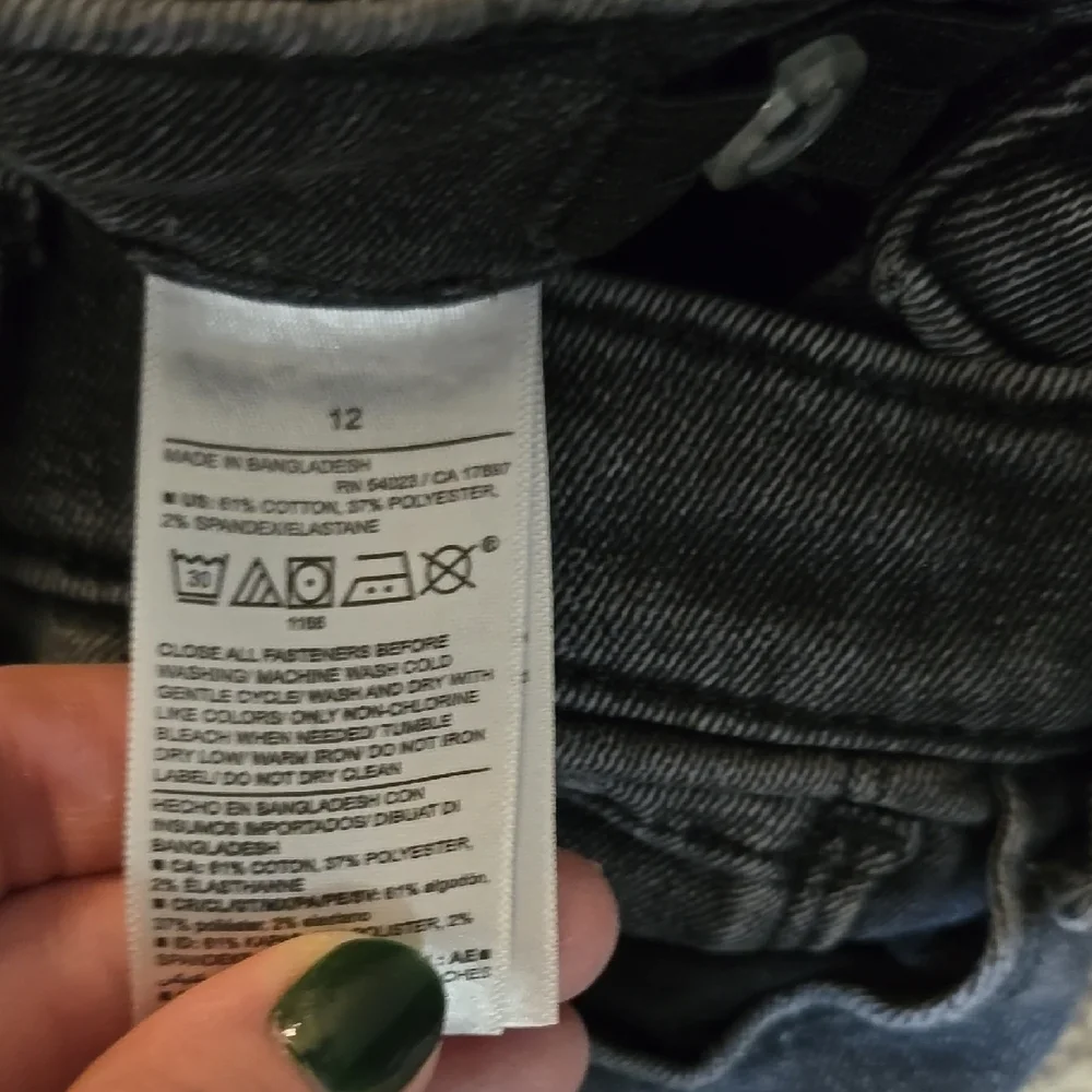 Old Navy Girl's Extra High Rise Rockstar Jeggings - Size 12